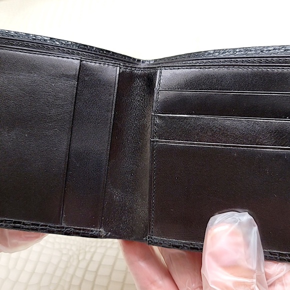 Super Rare Vintage Lizard Dunhill Bi-Fold Wallet&Card Holder - Picture 3 of 16